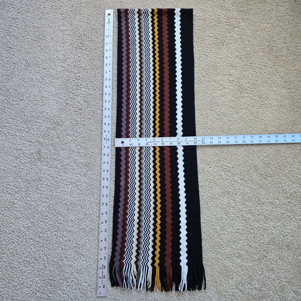 NWOT Missoni for Target Zig Zag Scarf Wool Blend - Picture 4 of 7